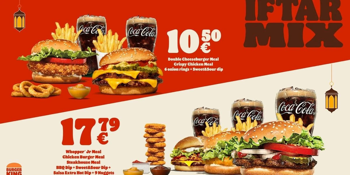 Iftar Mix di Burger King: Due combinazioni imperdibili per la tua tavola
