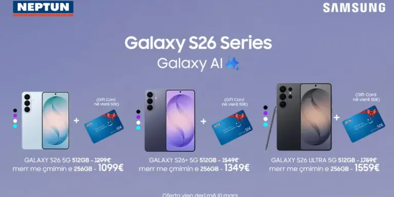Samsung Galaxy S26 arriva: IA rivoluzionaria, sconti fino a 200€ e una carta regalo da 50€!