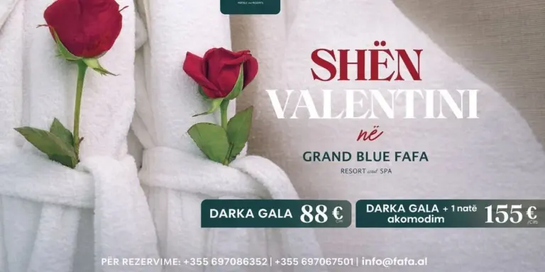 San Valentino in riva all'Adriatico: offerte romantiche per coppie al Grand Blue Fafa