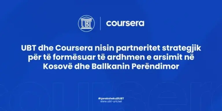 UBT e Coursera: Alleanza per il futuro dell'educazione e del lavoro nei Balcani