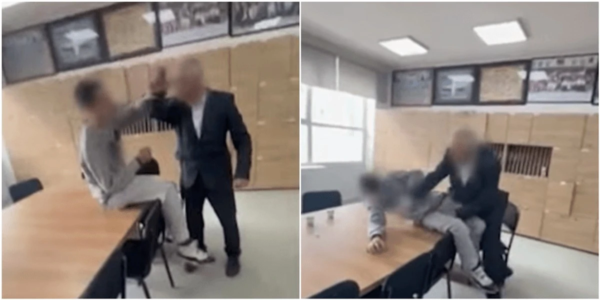 Un insegnante colpisce uno studente: il video che fa gelare il sangue in una scuola di Prishtina