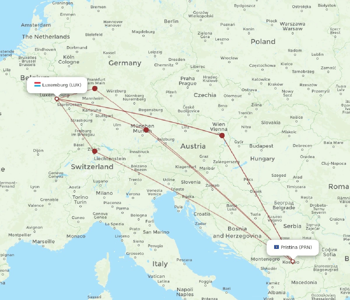 Vola a Pristina da Lussemburgo: 2 voli settimanali e tutti i vantaggi che non ti aspetti - image 1
