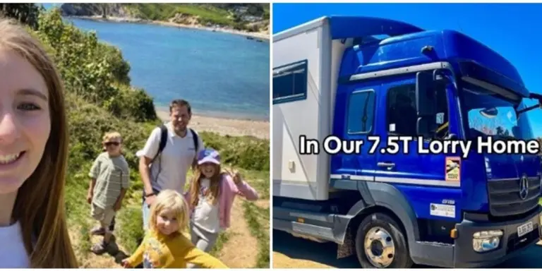 Hanno venduto la casa per vivere su un camion con tre figli: una vita senza debiti, piena di avventure